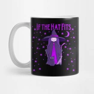 If the Hat Fits Purple Cheeky Witch® Mug